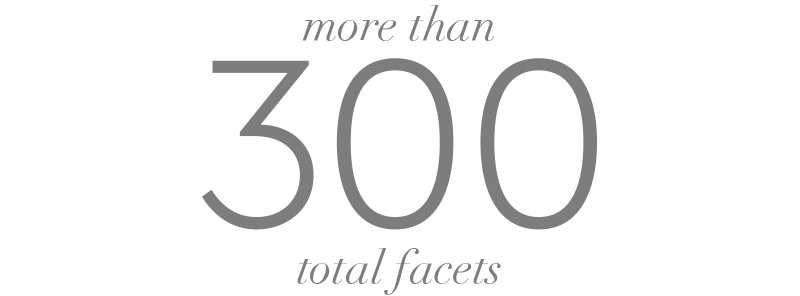 300 facets